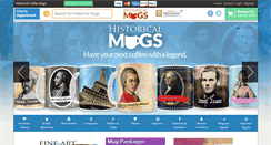 Desktop Screenshot of historicalmugs.com